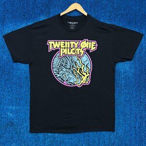 Twenty One Pilots Trash the Dragon Synth-Pop Rock Duo Tee XL